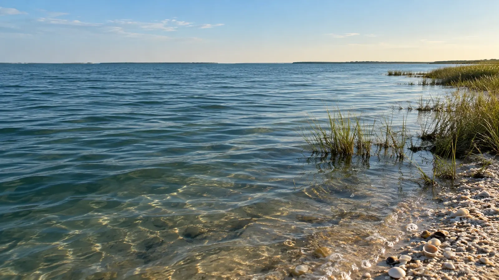 Aransas Bay inspired coastal scenery
