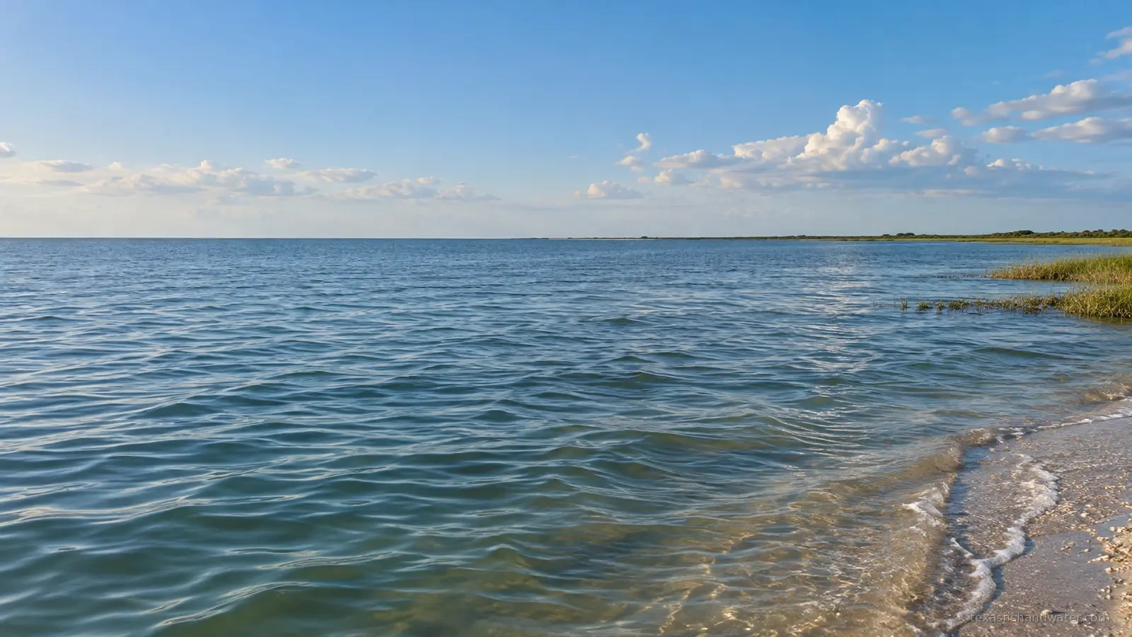 Corpus Christi Bay inspired coastal scenery