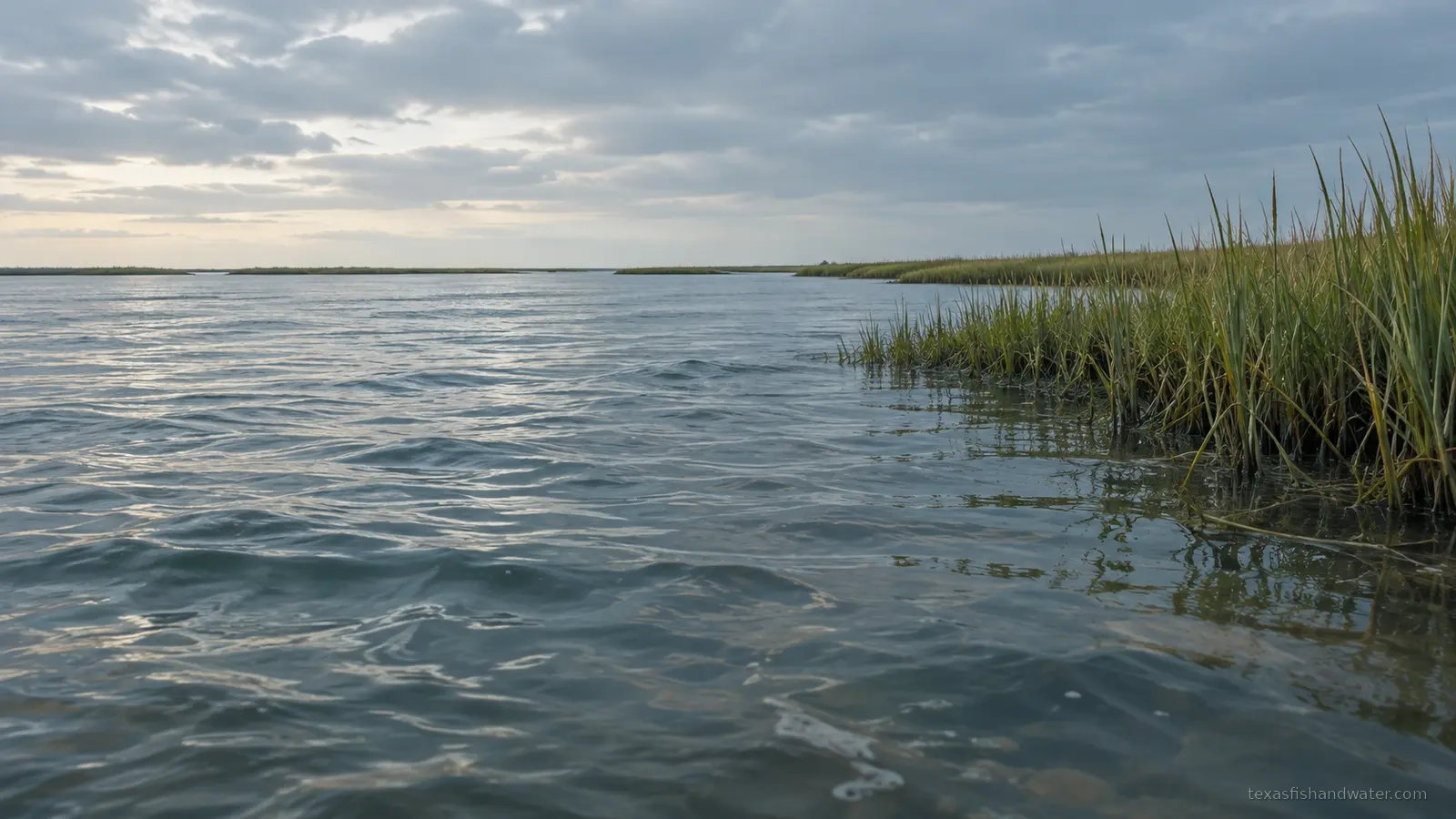 Galveston Bay inspired coastal scenery