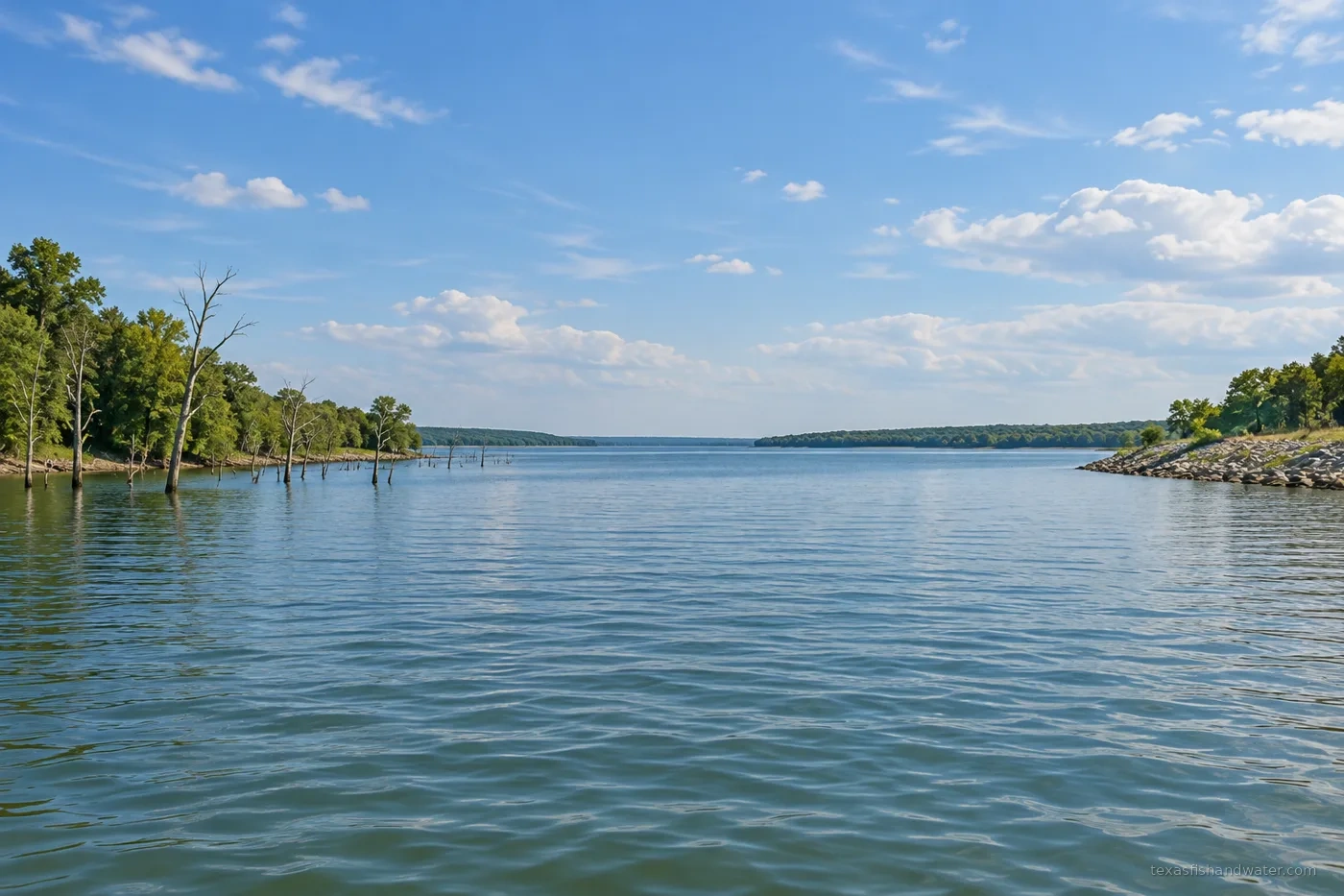 Lavon inspired lake illustration