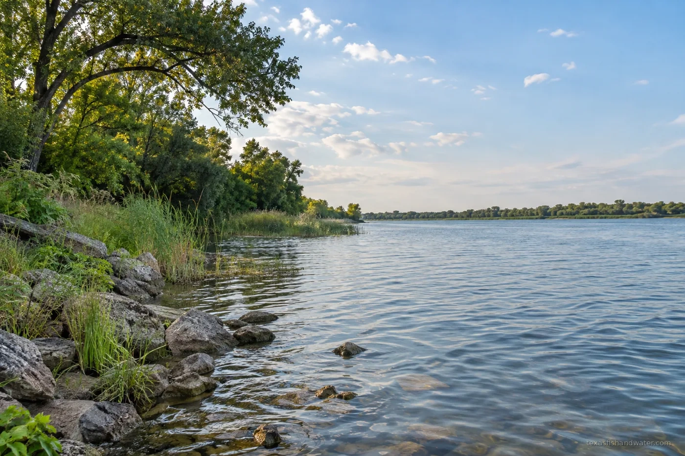 White Rock inspired lake illustration